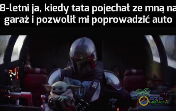 8-letni ja, kiedy tata pojechał ze mną na garaż i pozwolił mi poprowadzić auto