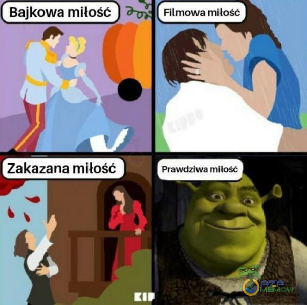 Bajkowa miłośc Zakazana miłość Filmowa miłość Prawdziwa miłość