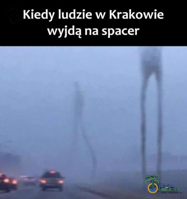 Kiedy ludzie w Krakowie wyjdą na spacer