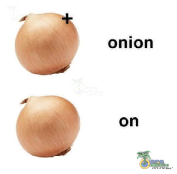 onion on
