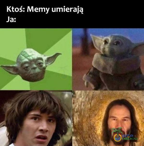 Ktoś: Memy umierają Ja: