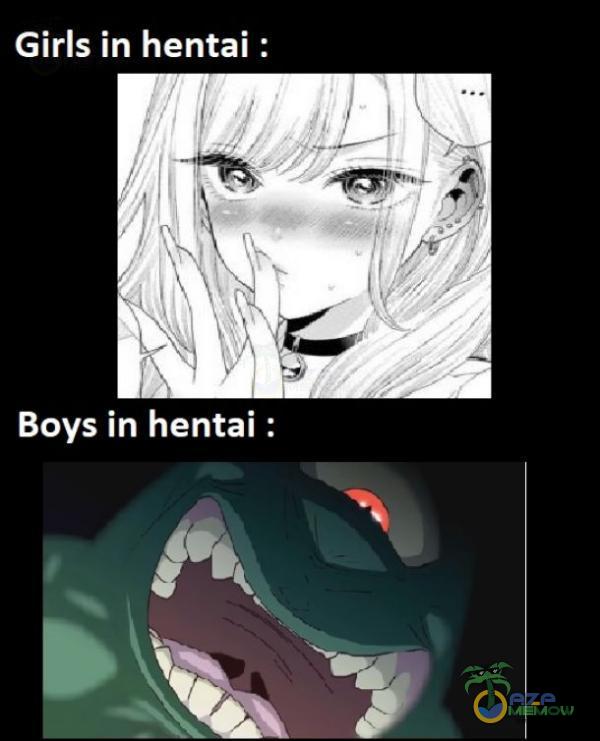 Girls in hentai :