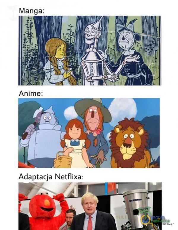 Manga: Anime: Adaptacja Netflixa: