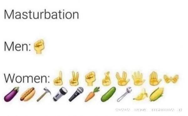 Masturbation Men: Women: