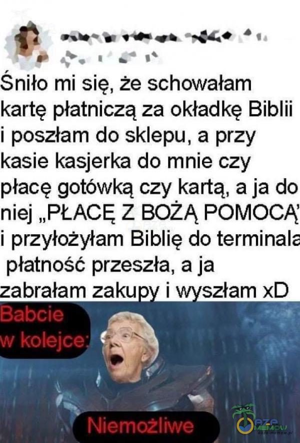 Codziennie tylko śmieszne memy, pasty, gify, suchary i filmy - przeglądaj, komentuj, dodawaj własne!