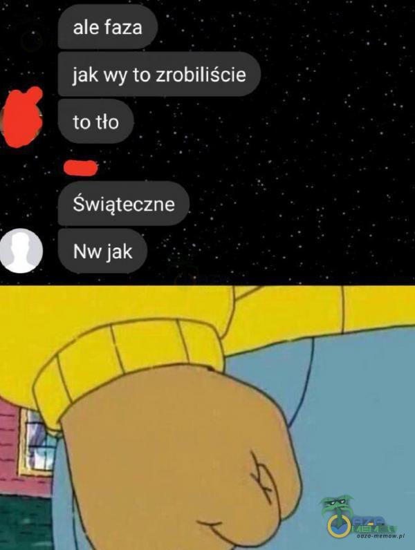 ale faza jak wy to zrobiliście to tło Świąteczne Nw jak