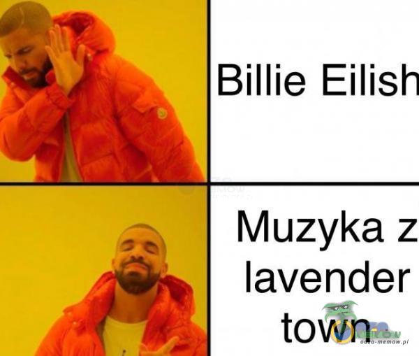 Billie Eilist Muzyka z lavender łown