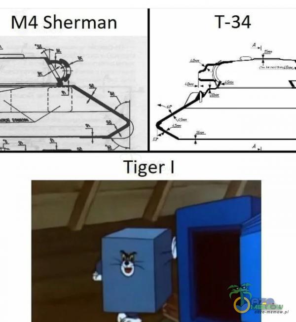 Mą Sherman T-34