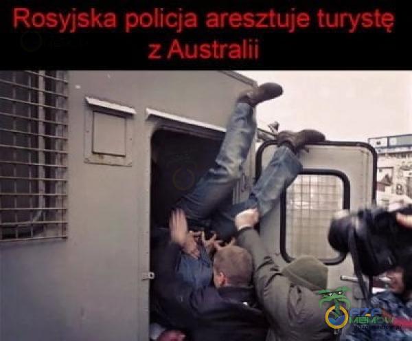 Rosyjska policja aresztuje turystę z Australii
