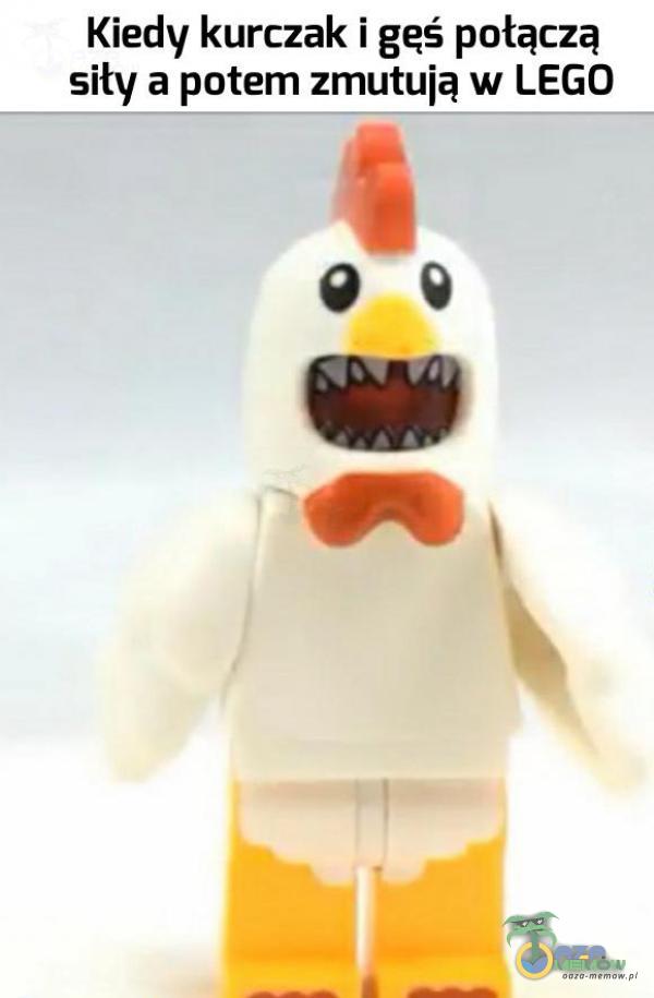 Kiedy kurczak i gęś połączą siły a potem zmutują w LEGO a m