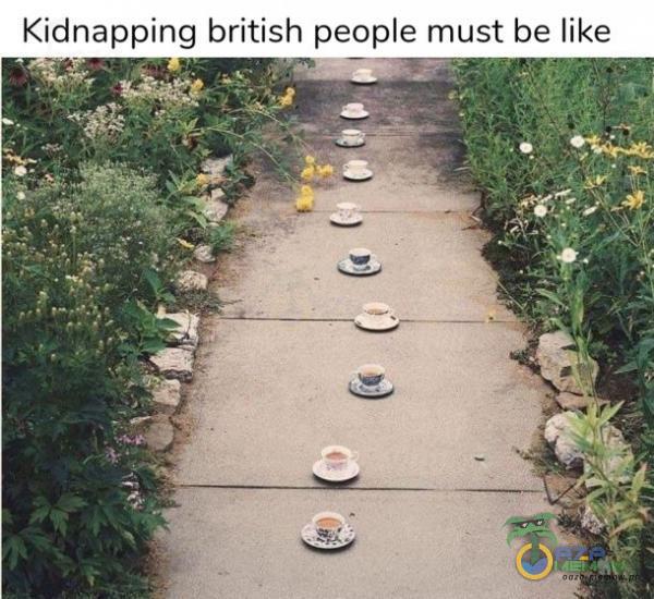 Kidnapping british peoe must be like
