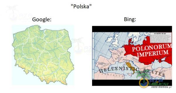 Polska” Google: Bing: POLONORU IMPERIUM LENȘs