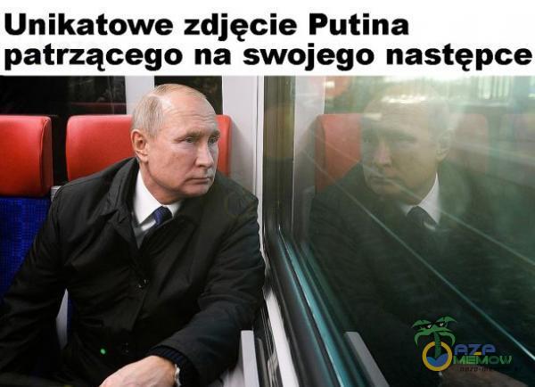 Unikatowe zdjęcie Putina patrzącego na swojego następce