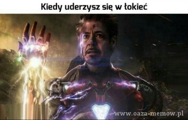 Kiedy uderzysz sie w łokieć