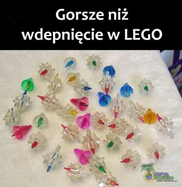 Gorsze niż wdepnięcie w LEGO