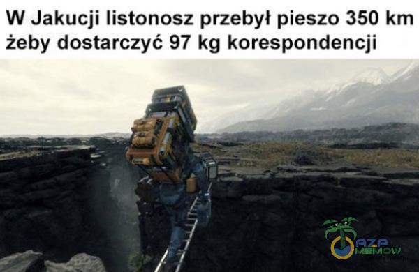 W Jakucji listonosz przebył pieszo 350 km żeby dostarczyć 97 kg korespondencji