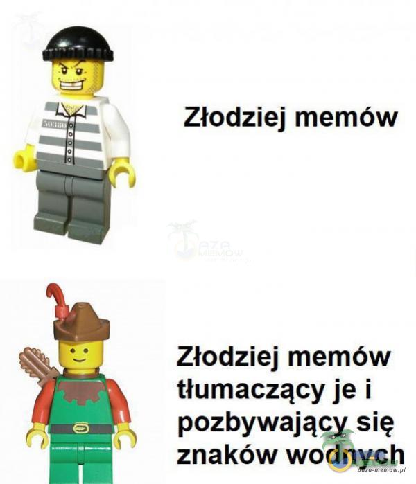 Złodziej memów Złodziej memów tłumaczący je i pozbywający się znaków wodnych