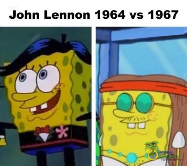 John Lennon 1964 vs 1967
