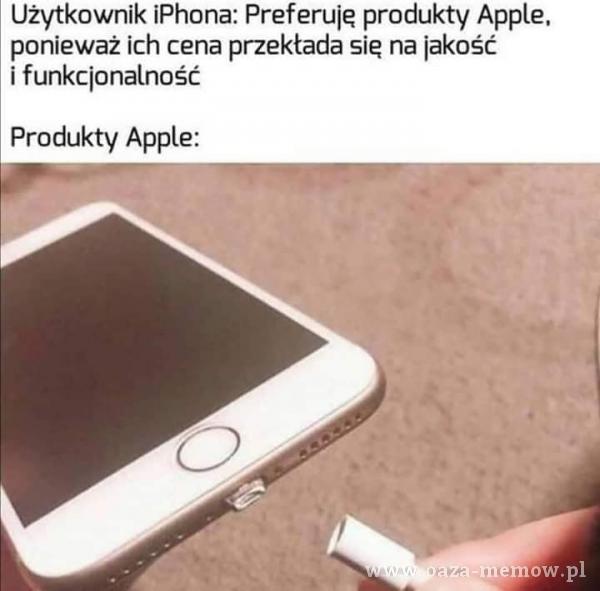 Użytkownik iPhona: Preferuje produkty Ape, ponieważ ich cena przekłada się na jakość i funkcjonalność Produkty Ape: