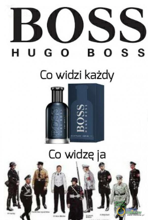 BOSS HUGO BOSS Co widzi każdy Co widzę ja tęfngitzt