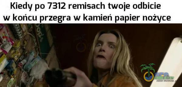 Kiedy po 7312 remisach twoje odbicie w końcu przegra w kamiień papier nożyce