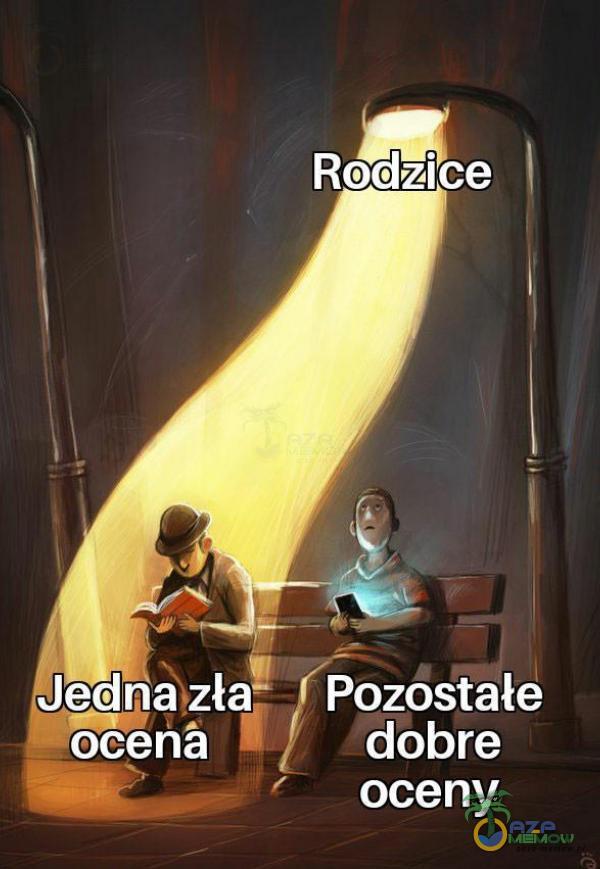 Jedrpa zła ocena Rodzice Pozostałe dobre oceny