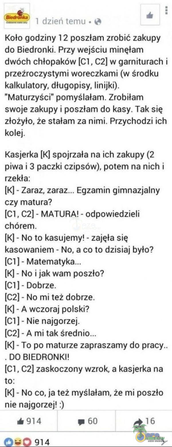 Codziennie tylko śmieszne memy, pasty, gify, suchary i filmy - przeglądaj, komentuj, dodawaj własne!