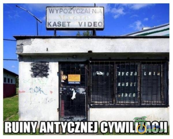 W Y [ CZŔi N. KASET VIDEO RUINY ANTYCZNEJ CYWILIZACJI