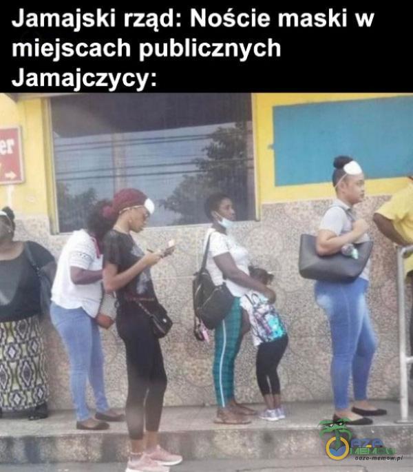 Jamajski rząd: Noście maski w miejscach publicznych Jamajczycy: