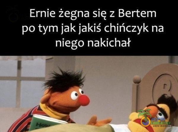 Emi e żegna się : Bel-tem po tym jak jakiś chińczyk na niego nakichał