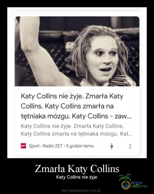  Katy Collins nie żyje. Zmarła Katy Collins. Katy Collins zmarła na tętniaka mózgu. Katy Collins - Katy Collins nie żyje. Zmarła Katy Collins....