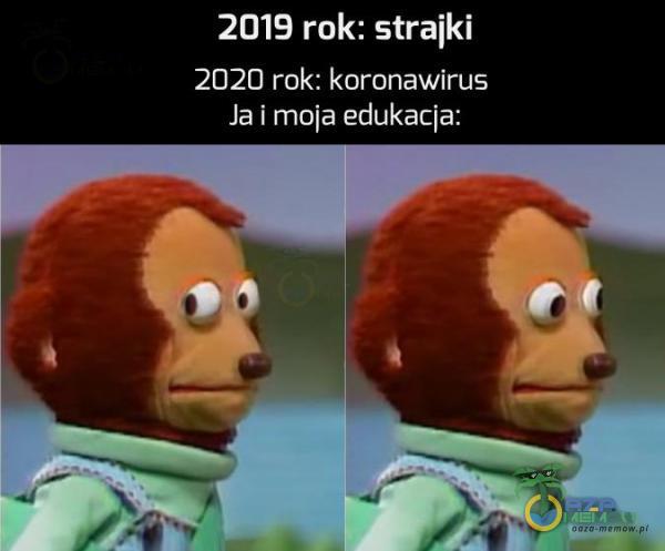 2019 rok: strajki 202Q rok: koronawirus Ja i moja edukacja: