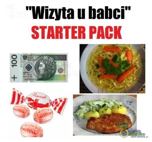 Wizyta u babci” STARTER PACK