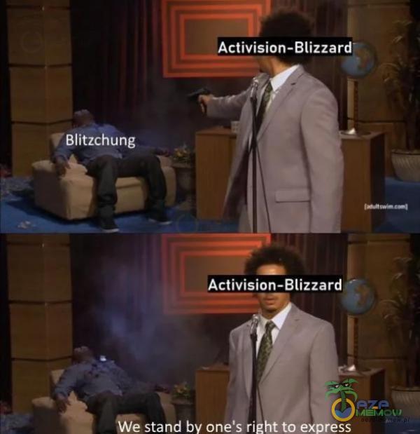 Activision-BIizzard Blitzchung Activision-Blizzard c We stand by one s right to express
