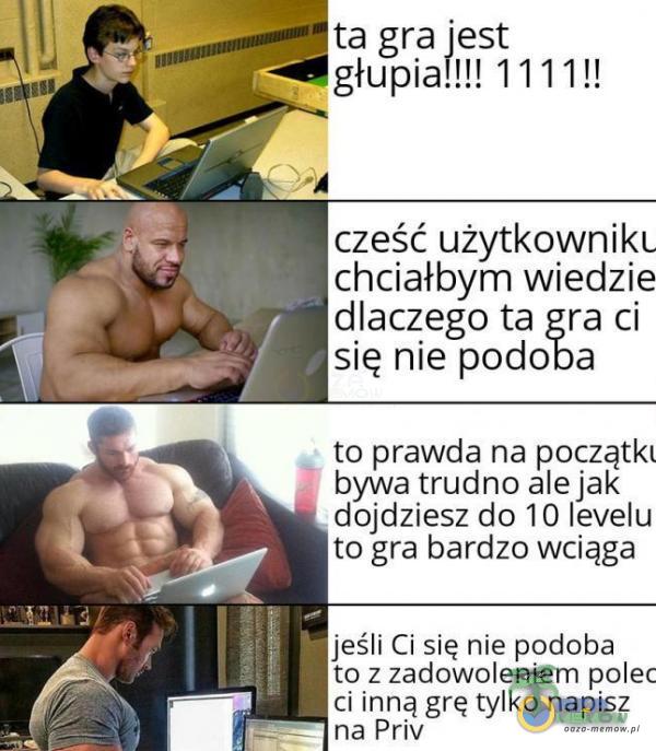  ta gra lest cześć użytkowniku chciałbym wiedzie dlaczego ta gra ci się nie podoba to prawda na początki bywa trudno ale jak dojdziesz do 10 levelu to gra bardzo wciąga jeśli Ci się nie podoba to z zadowoleniem polec ci inną grę tylko...