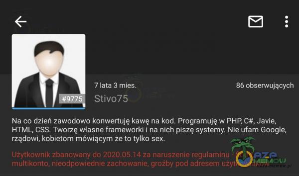 Codziennie tylko śmieszne memy, pasty, gify, suchary i filmy - przeglądaj, komentuj, dodawaj własne!