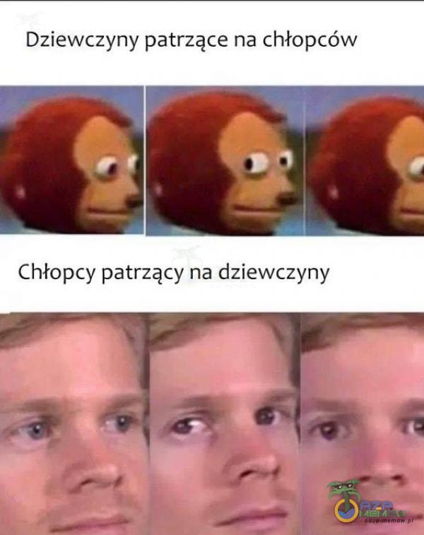 Dziewczyny patrzące na chłopców Chłopcy patrzący na dziewczyny