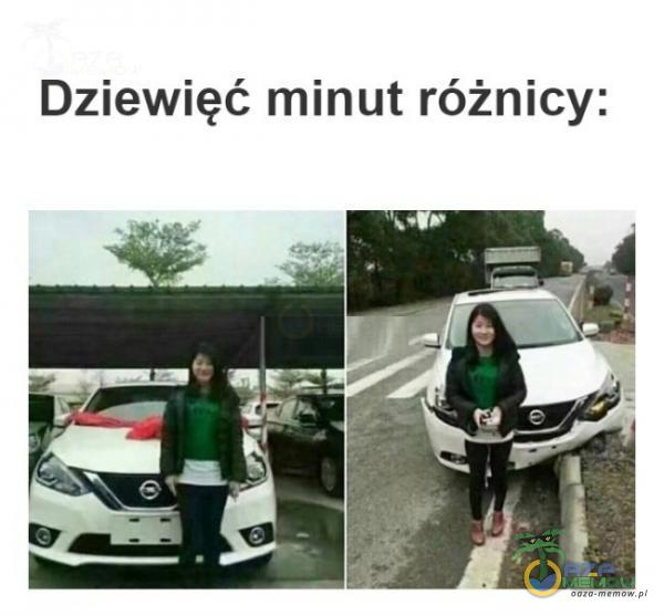 Dziewięć minut różnicy: