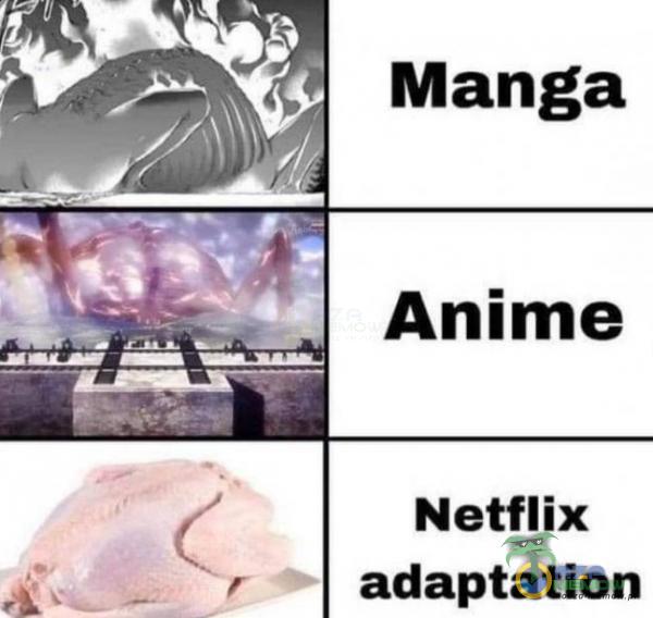 Manga Anime Netflix adaptation