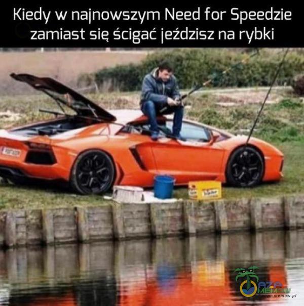 Kiedy w nainnwszym Need for Speedzie zamiast sie ścigać iłaździsz na rybki