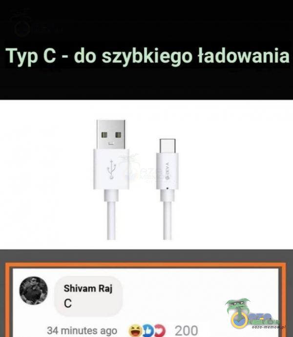 Typ C - do szybkiego ładowania O Shivam Rai C