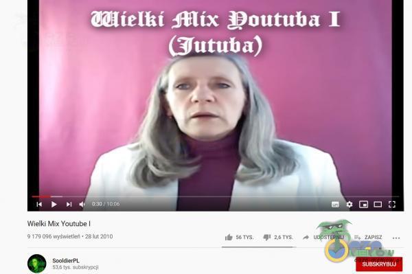 Olix outuba I (Jtttuba) rys, Mił Youtube 53f ZAPISZ