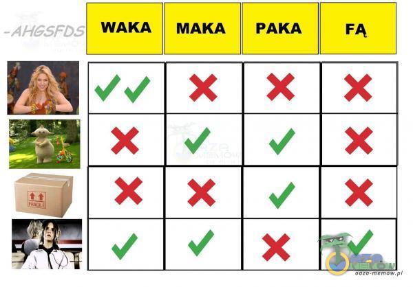 WAKA MAKA PAKA -AH6SFDS