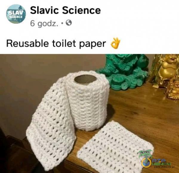 H Slavic Science * 6 godz : 8 Relsable toilet paper 
											