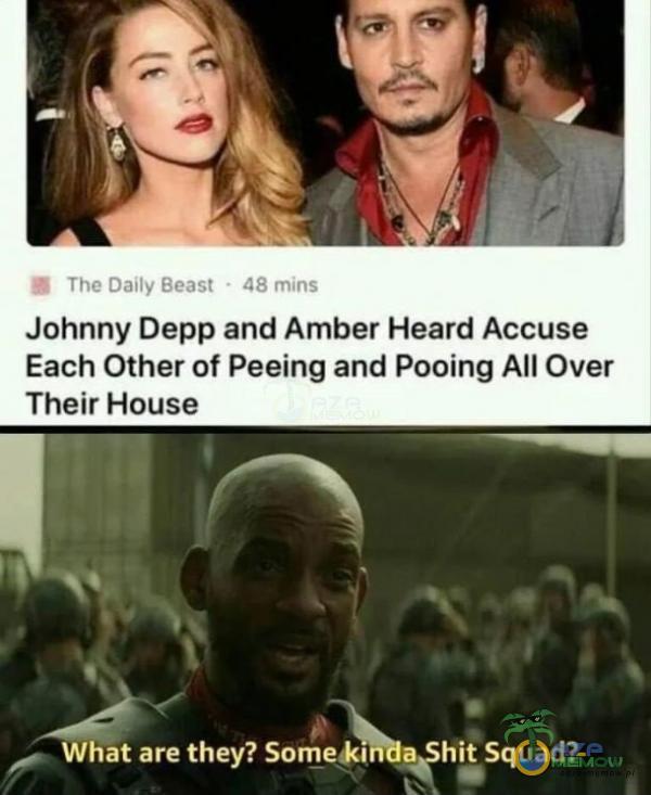 Johnny Depp and Amber Heard Accuse Each Other of Peeing and Pooing All Over Their House e p 4 „+ Whataie they? Some o Squad?