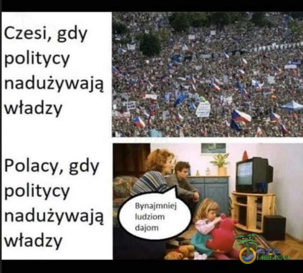 Czesi, gdy politycy nadużywają władzy Polacy, gdy politycy nadużywają władzy