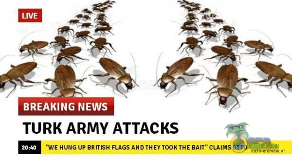 LIVE BREAKING NEWS TURK ARMY ATTACKS WE HUNG up BRITISH FLAGS AND THEYTOOK THE BAIT CLAIMS OTTO