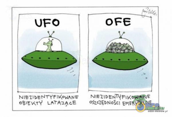 UFO OFE NIEZIDENTYFIKOWANE