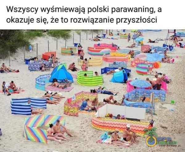 Wszyscy wyśmiewają polski parawaning, a okazuje się, że to rozwiązanie przyszłości